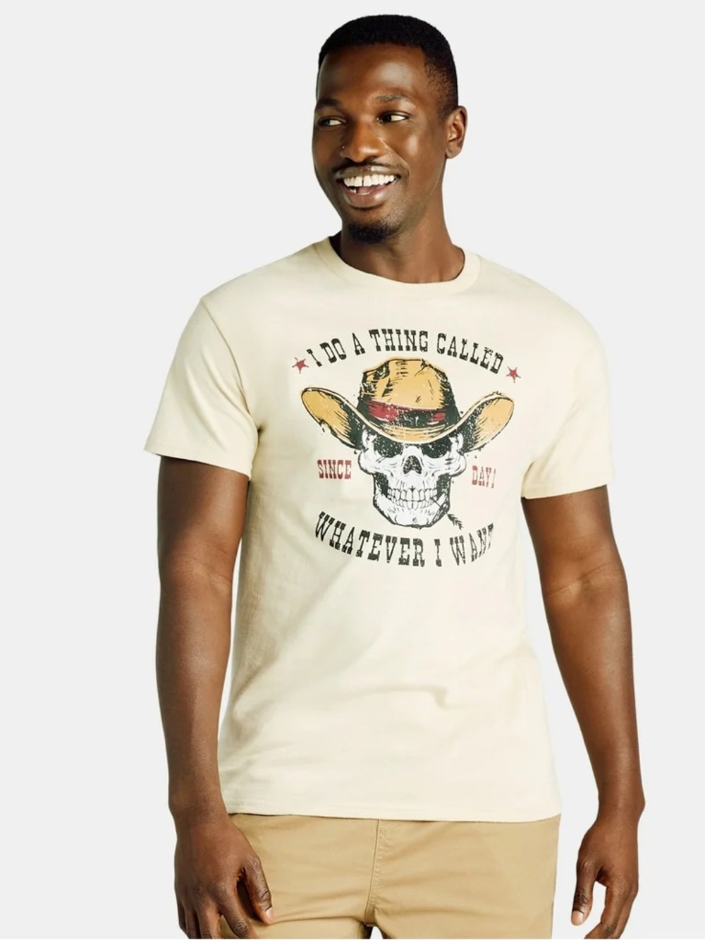 Humor Men's I Do a Thing Called Whatever I Want Graphic Tee NWT